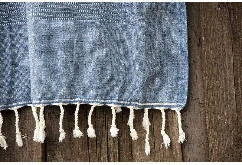 Плед Barine Tan Throw denim синий, 125 х 180 см sv2000022087599 фото
