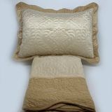 Покривало з наволочками велюр (230x250) Prestij Textile ВЕЛЮР СТЕГАННОЕ 526063 Pre_526063 фото