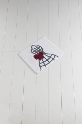 Килимок у ванну кімнату Chilai Home Elbise White 50*60 Chom_110069185 фото