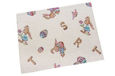 Прихватка кухонна гобеленова PK0067-20 Limaso, 20x20, Квадратна, Великодній, Без люрексу, 75% поліестер, 22% бавовна, 3% акрил, Гобелен lim_PK0067-20 фото