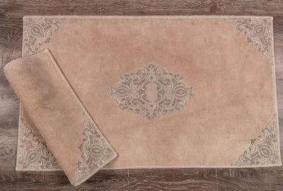 Набір килимків для ванни з мереживом Maco home marlow bej McH-21366 фото