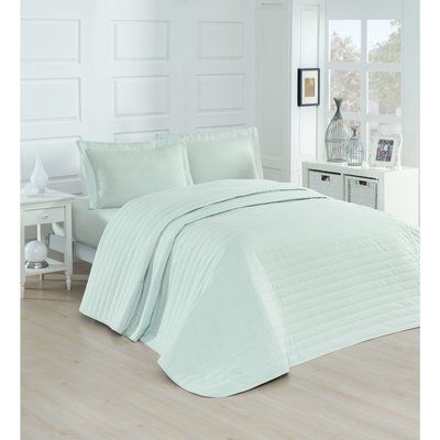 Покривало стьобане Eponj Home - Monart mint ментоловий 220x240 svt-2000022221306 фото