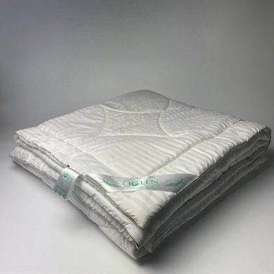 Ковдра бавовняна Iglen жаккард (демі) Євро 200х220 см 950 г p_s_k_20022071 фото