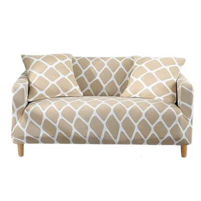 Чехол на 2-местный диван эластичный Homytex Бифлекс Принт 6-12171 фото