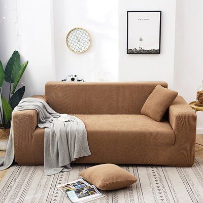Чохол на 2-місний диван жакардовий трикотаж Homytex HT-384861-1 фото
