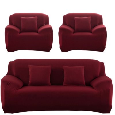 Комплект Чохол на диван + 2 крісла Еластичний Біфлекс Homytex Ht-183047 фото