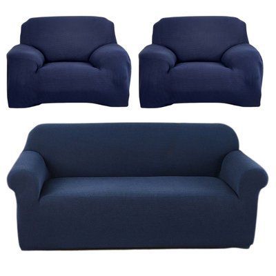 Набор чехлов на диван+2 кресла трикотаж жаккардовый Homytex HT-384879-1 фото