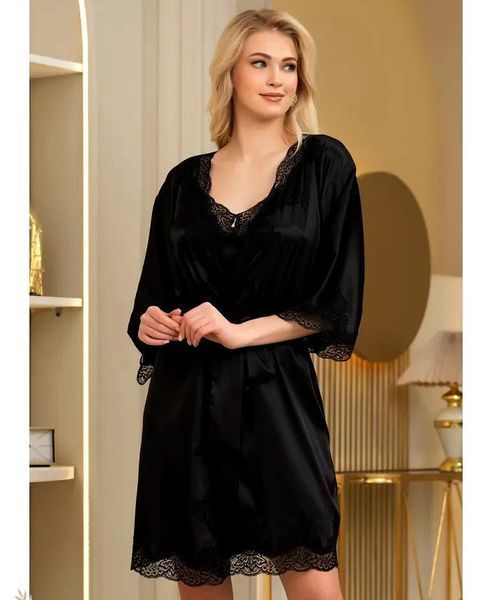 Женский шелковый халат Ариана 3943 Mia-Amore 2XL/3XL Mia_3943_2XL/3XL фото