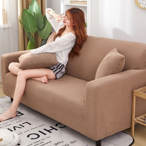 Чохол на 2-місний диван жакардовий трикотаж Homytex HT-384861-1 фото