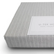 Простынь на резинке Grey-White Stripe U-tek хлопок Hotel Collection posmar63551 фото 3