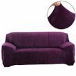 Захисний чохол на тримісний диван Diana Textile Plush Velvet al2045-3-seat-purple фото