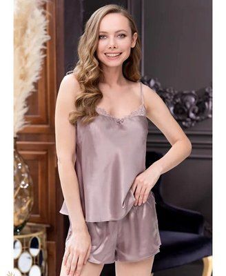 Атласна жіноча піжама з шортами Mia-Amore "Місті" 7264 Mia-Amore_7264_S фото