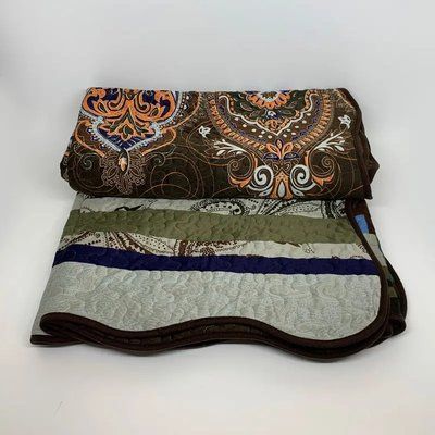 Покрывало с наволочками велюр (230x250) Prestij Textile ВЕЛЮР СТЕГАННОЕ 226826 Pre_226826 фото