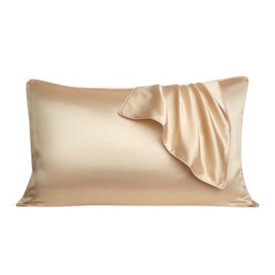 Шовкова наволочка Diana Textile, 48X74 см, Шампань Dia-2818-шампань фото