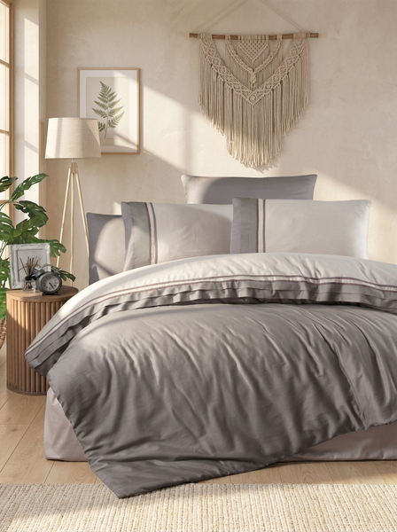 Комплект Deluxe SATIN SDLX-636 Groovy Quick silver SDLX-636-Groovy-Quicksilver-Євро фото