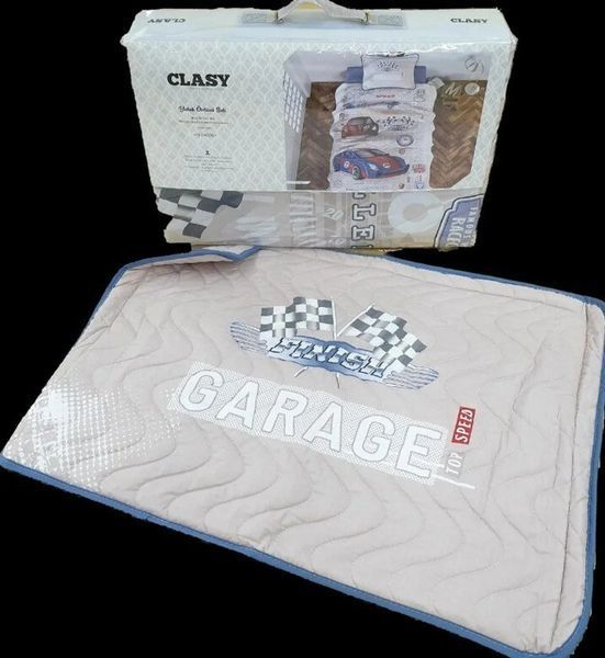 Стьобане покривало з наволочкою CLASY GARAGE p_s_k_15934 фото