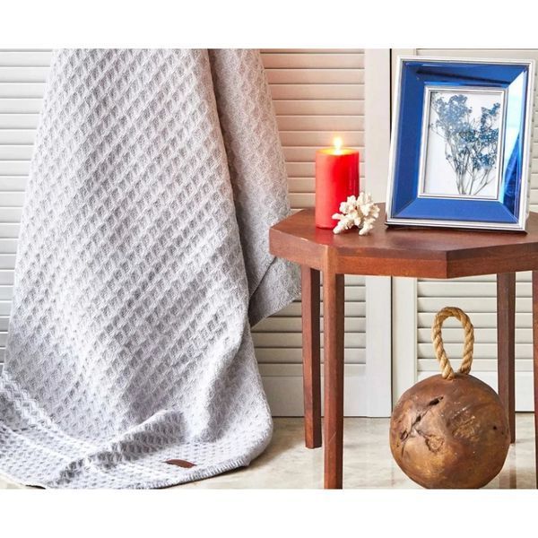 Плед вафелька Nautica Home - Liz gri 200х220 см p_s_k_svt-2000022306003 фото
