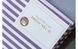 Простыня на резинке бело-сливовая в наборе с наволочками U-tek хлопок Stripe 30 Plum 150x200 posmar71831 фото 2