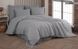 Постельное белье Евро страйп-сатин серый LoveYouHome loveyouhome_ly60194--12 фото