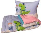 Ковдра лебедячий пух Крокодільчик + 1 подушка 50х70 Odeyalo-173 фото