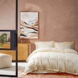 Постільна білизна сатин Lotus Home - BASIC кремовий luli2307666-svt фото