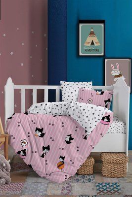 Постельное белье cute cats 100x150 Altinbasak m019479 фото
