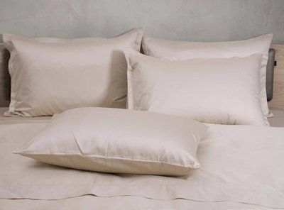 Наволочка LUXURY LINENS набор 70x70 BEIGE 100%египетский хлопок luli33547 фото