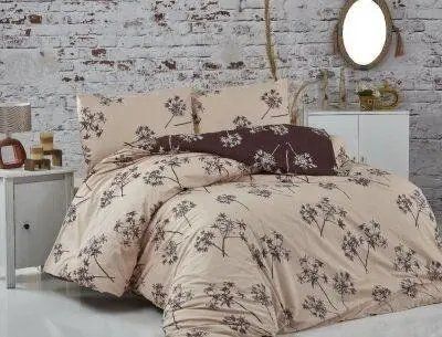 Комплект постельного белья семейный ранфорс BELIZZA idil bej BLz-687102 фото