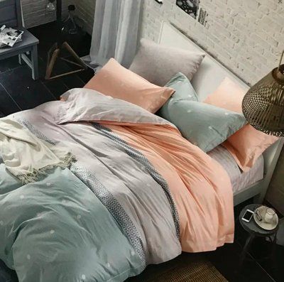 Постільна білизна Prestij Textile сатин Принт 152810 Євро 200х220 см 240х260 см 50х70см (2шт) p_s_k_152810 фото