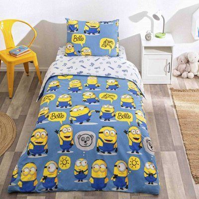 Підлітковий комплект Disney TAC Minions Bananas Ранфорс / простирадло на резинці tac_60305954 фото