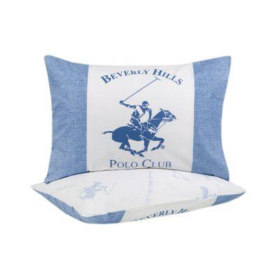 Наволочки Beverly Hills Polo Club - BHPC 030 Blue 50x70 svt-2000022228565 фото