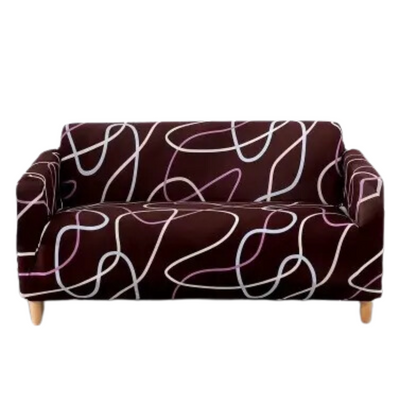 Чехол на 2-местный диван эластичный Homytex Бифлекс Принт 6-12173 фото