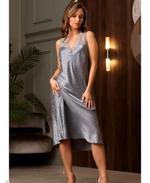 Жіноча довга сорочка Джоанна 7318 Mia-Amore Mia-Amore_7318_5XL фото