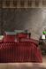 Комплект постільної білизни First Choice Сатин Deluxe DLX-242 Artwel DLX-243-Artwel-Dark-red-Євро фото 3