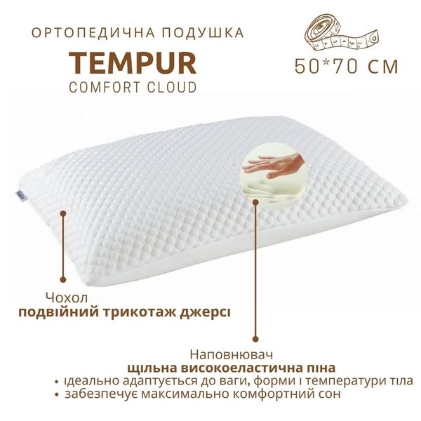 Подушка TEMPUR Comfort Cloud Ортопедическая Анатомическая luli180771 фото