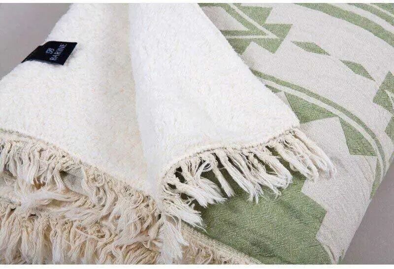 Бавовняний плед Barine Rug Throw green eyes, 125 х 170 см sv2000022092166 фото