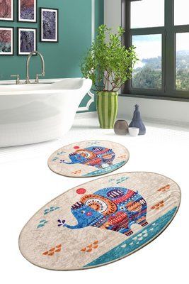 Набір килимків для ванної кімнати Chilai Home ETNIC DJT 60x100+50x60 Chom_110024106 фото