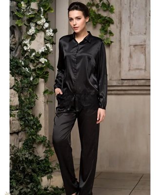 Женская пижама искусственный шелк Mia-Amore "Афродита" 2166 черный p_s_k_2166 XL фото