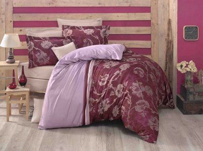 Постільна білизна MAYS сатин - 10930 Євро 200х220 см 240х260 см 50х70см (4шт) p_s_k_levele-10930 фото