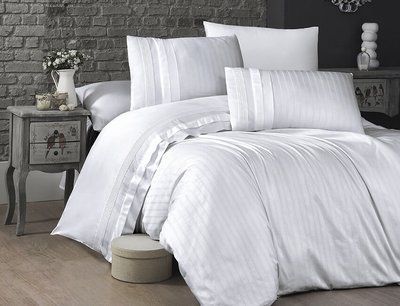Комплект Deluxe SATIN SDLX-71 New Trend Beyaz SDLX-71-New-Trend-Beyaz-Євро фото