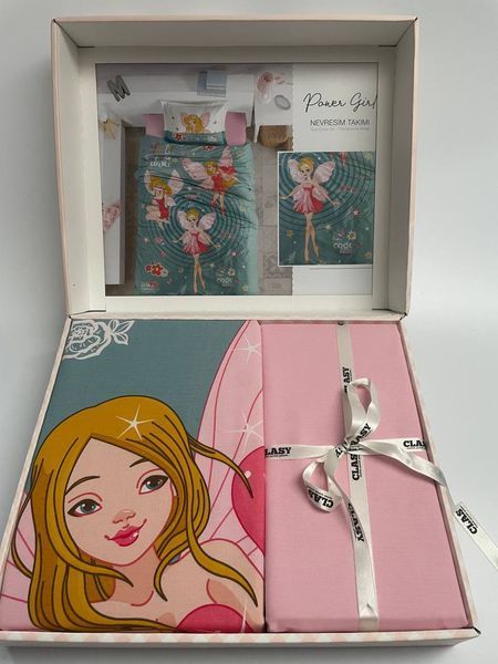 Постільна білизна CLASY для підлітків ранфорс POWER GIRL 50х70см (1шт) 160х220 p_s_k_17192 фото