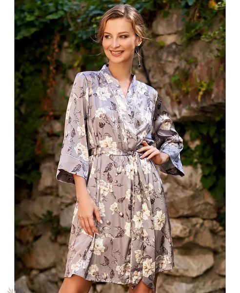 Шелковый женский халат Mia-Amore &laquo;Грация&raquo; 3583 Mia-Amore_3583_L/XL фото