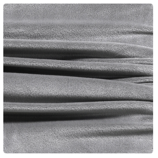 Вельветовый чехол для стула Diana Textile Velvet 48x55 см al2203Grey фото