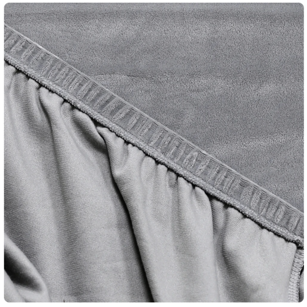 Вельветовий чохол для стільця Diana Textile Velvet 48x55 см al2203Grey фото