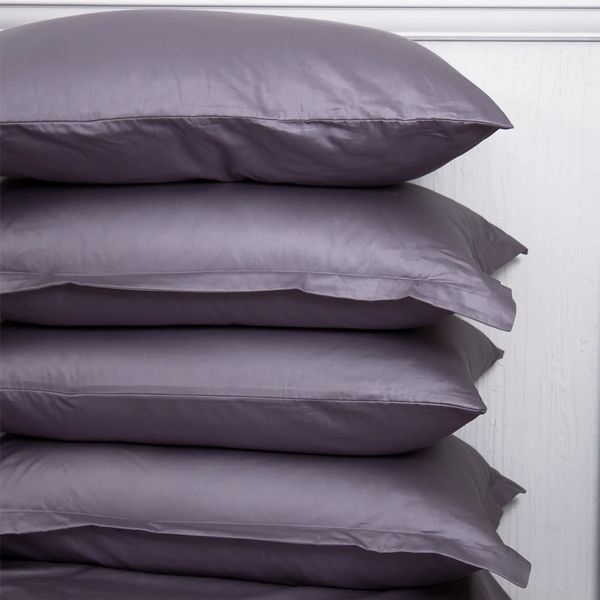 Наволочка 50*70+3 LUXURY LINENS LILAC GRAY 100% єгипетська бавовна luli33698 фото