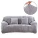 Захисний чохол на тримісний диван Diana Textile Plush Velvet 190-230 см al2045-3-seater-190-230-Light-gray фото