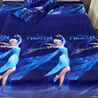 Полуторний комплект постільної білизни для дівчинки Ельза (Крижане серце) Frozen Фланель 150х220 см