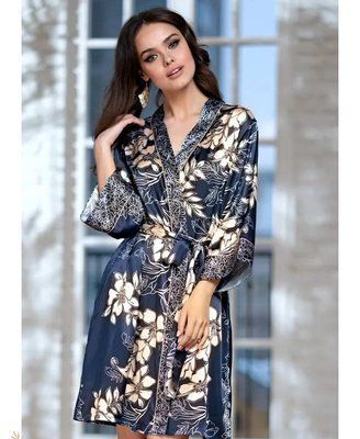 Жіночий халат "Блюмарин" 8443-1 Mia-Amore_8443-1_4XL/5XL фото