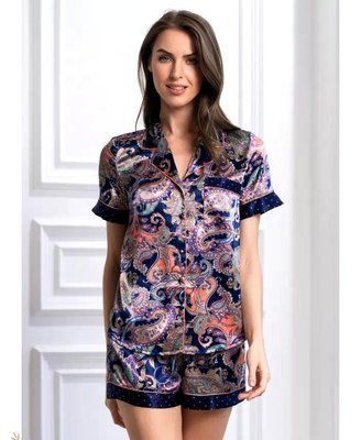 Жіноча шовкова піжама Еттро 3514 Mia-Amore 3XL Mia_3514_3XL фото