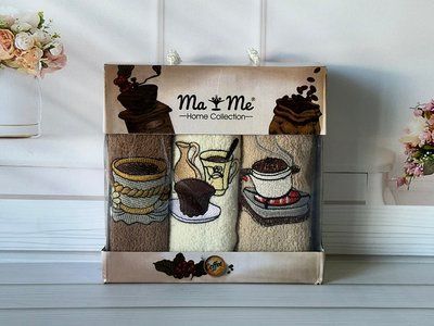 Mame cofe 3в1 Махрові рушники 30х50см Бавовна Туреччина (42825555) Sul-42825555 фото